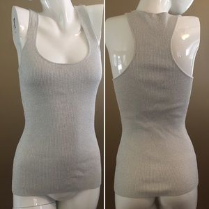 Cute Silver Shimmery Tank 🤩